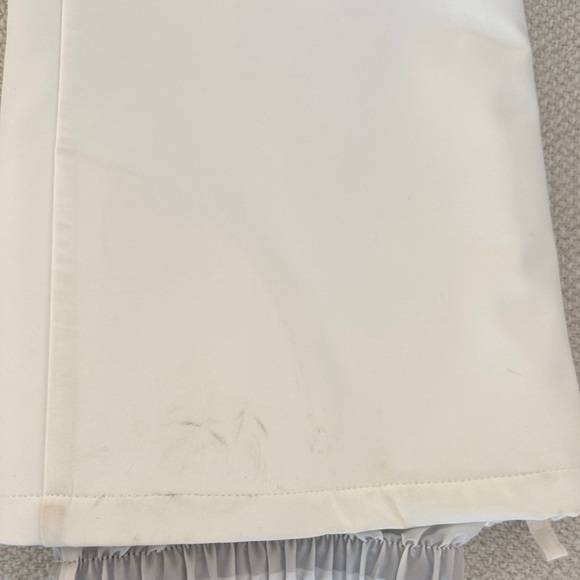 Roxy Ski Pants- White Flared - Picture 4 of 5